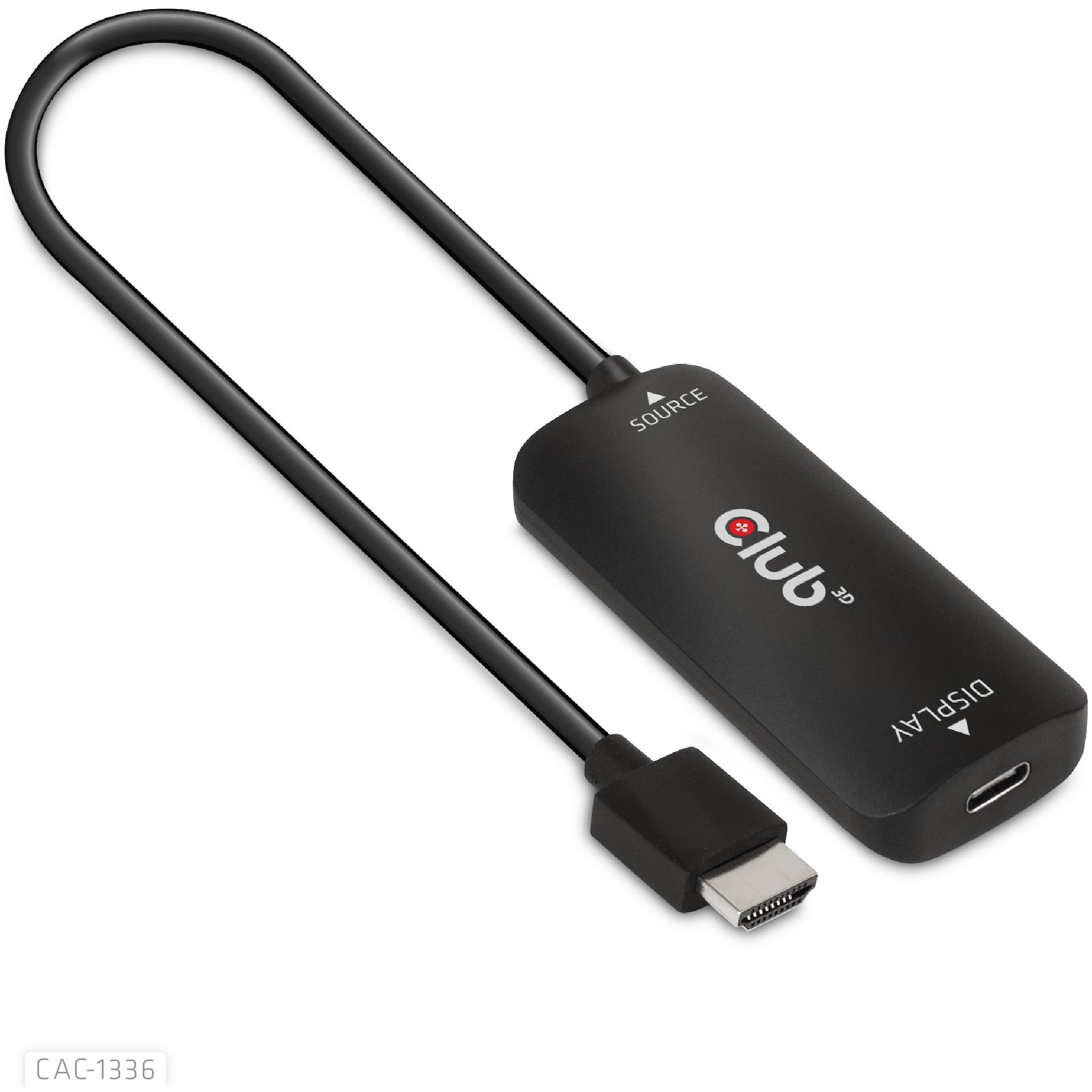 Club3D Adapter HDMI + MicroUSB > USB-C 4K120Hz aktiv St/Bu