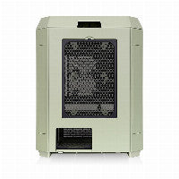 Thermaltake The Tower 600 ATX Mid Tower Green with Tempered Glass Side Panel and USB 3.2 Gen 2 Type-C, USB 3.2 Gen 1 Type-A Front Panel