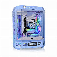 Thermaltake The Tower 600 ATX Mid Tower Blue Tempered Glass Side Panel