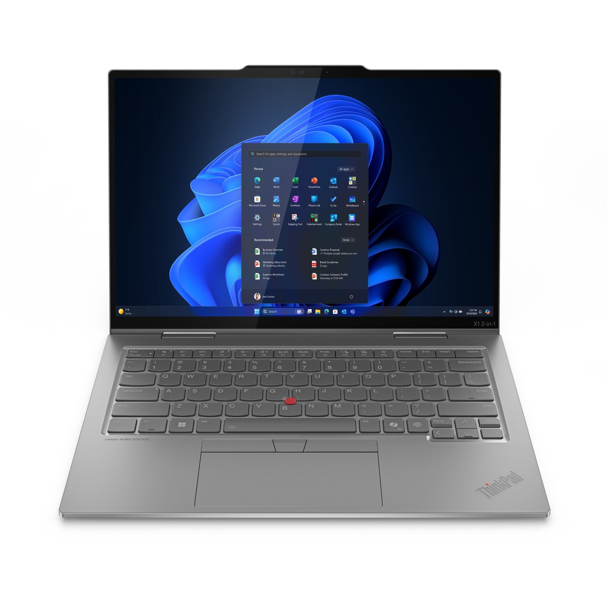 Lenovo X1 2in1 G10 14" Ultra7 265U 64/2TB 2.8K 5G W11P