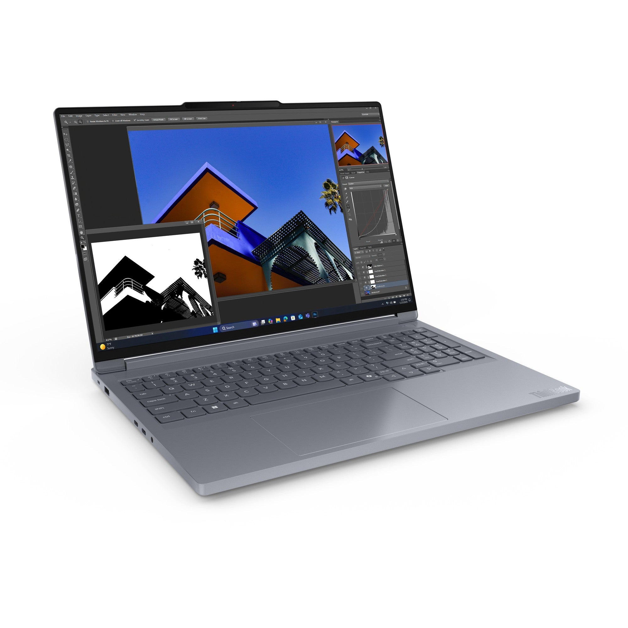 Lenovo ThinkBook / 16p AMD G6 / R9 8940HX / 64GB / 1TB SSD / 16.0" / WQXGA / Luna Grey / Win 11 Pro / 1YR Depot