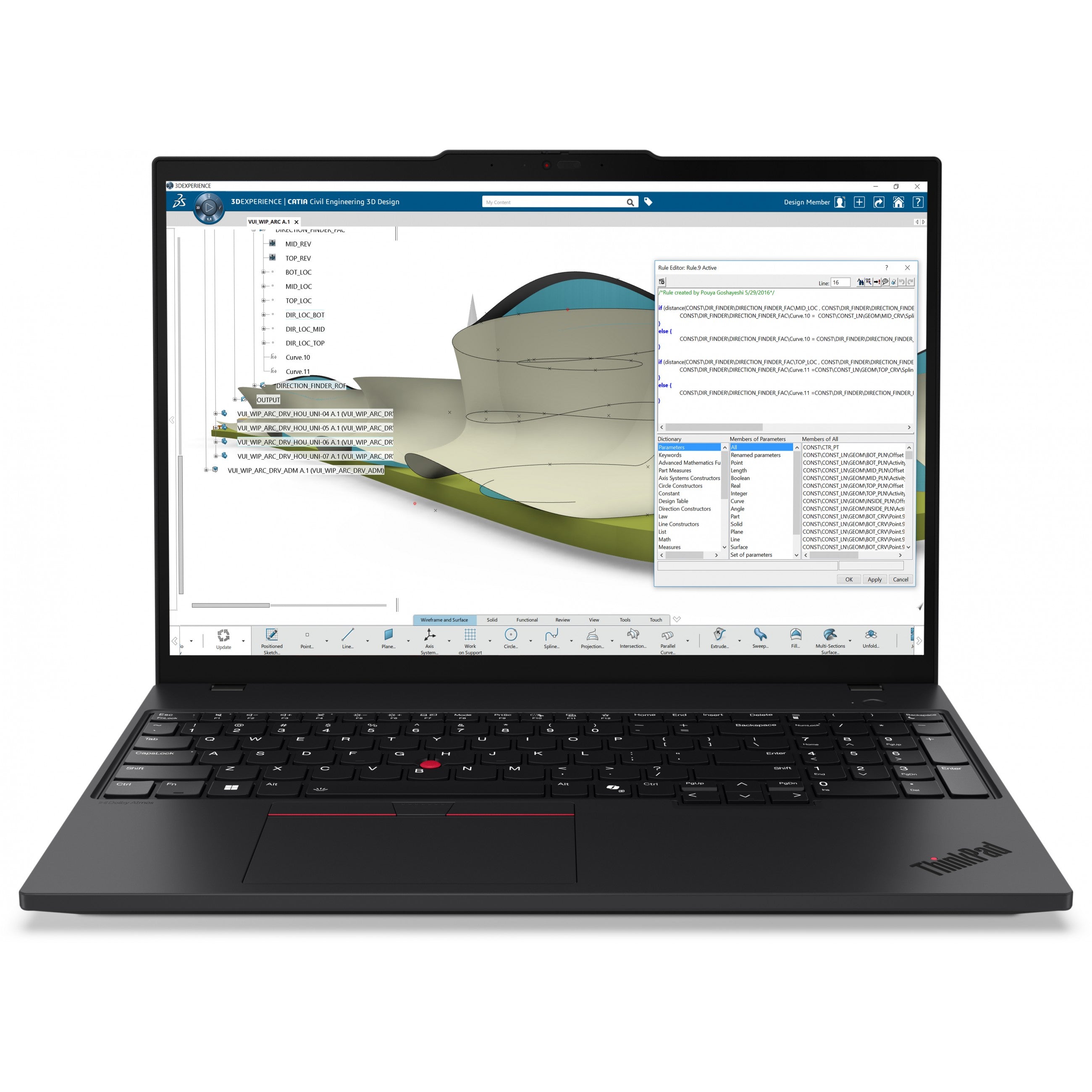 Lenovo ThinkPad P16s AMD G4 16" AI 9 HX Pro 370 64/1TB WUXGA W11P