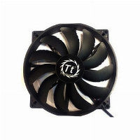 Thermaltake 200mm Pure 20 Series Black 200x30mm Thick Quiet High Airflow Case Fan with Anti-Vibration Mounting System Cooling CL-F015-PL20BL-A