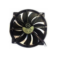 Thermaltake 200mm Pure 20 Series Black 200x30mm Thick Quiet High Airflow Case Fan with Anti-Vibration Mounting System Cooling CL-F015-PL20BL-A