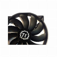 Thermaltake 200mm Pure 20 Series Black 200x30mm Thick Quiet High Airflow Case Fan with Anti-Vibration Mounting System Cooling CL-F015-PL20BL-A