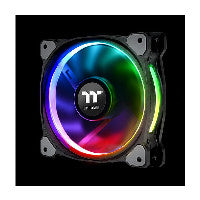 Thermaltake Riing Plus 140mm Black Addressable RGB PWM 3-Pack