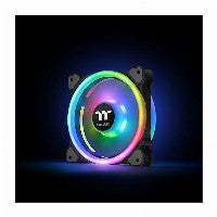Thermaltake Riing Trio 14 RGB TT Premium Edition 140mm RGB PWM 60.68 CFM Black 3-Pack