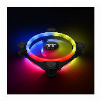 Thermaltake Riing Trio 14 RGB TT Premium Edition 140mm RGB PWM 60.68 CFM Black 3-Pack