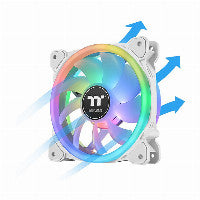 120mm Thermaltake SWAFAN 12 RGB Radiator Fan TT Premium Edition White 3 Pack