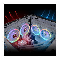 120mm Thermaltake SWAFAN 12 RGB Radiator Fan TT Premium Edition White 3 Pack