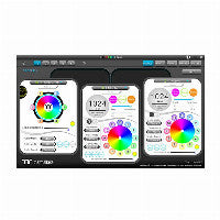 Thermaltake Floe DX RGB 360 TT Premium Edition 42.45 CFM Water 360mm Black / Gray