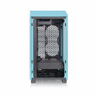 Thermaltake The Tower 200 Mini-ITX Tower Turquoise Tempered Glass Side Panel