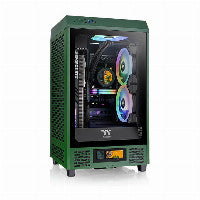 Thermaltake The Tower 200 Mini-ITX Tower Green Tempered Glass Side Panel