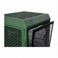 Thermaltake The Tower 200 Mini-ITX Tower Green Tempered Glass Side Panel