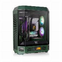 Thermaltake The Tower 600 ATX Mid Tower Green / Black with Tempered Glass Side Panel and USB 3.2 Gen 2 Type-C, USB 3.2 Gen 1 Type-A