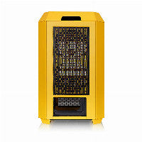 Thermaltake The Tower 250 Mini-ITX Tower Yellow / Brown with Tempered Glass Side Panel and USB 3.2 Gen 2 Type-C, USB 3.2 Gen 1 Type-A