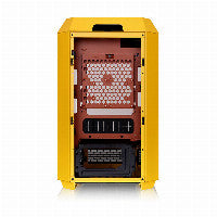 Thermaltake The Tower 250 Mini-ITX Tower Yellow / Brown with Tempered Glass Side Panel and USB 3.2 Gen 2 Type-C, USB 3.2 Gen 1 Type-A