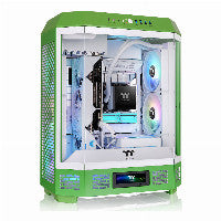 Thermaltake The Tower 600 ATX Mid Tower Green / White with Tempered Glass Side Panel and USB 3.2 Gen 2 Type-C / USB 3.2 Gen 1 Type-A
