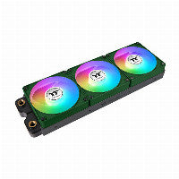 Thermaltake CT120 EX Reverse 120mm Green / Black ARGB Sync PWM 65.82 CFM 3-Pack