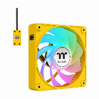 Thermaltake CT140 EX Reverse 140mm Yellow Addressable RGB Sync PWM 94.95 CFM 3-Pack