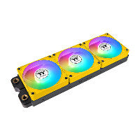 Thermaltake CT140 EX Reverse 140mm Yellow Addressable RGB Sync PWM 94.95 CFM 3-Pack