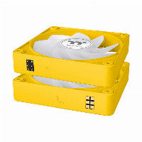 Thermaltake CT140 EX Reverse 140mm Yellow Addressable RGB Sync PWM 94.95 CFM 3-Pack