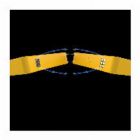 Thermaltake CT140 EX Reverse 140mm Yellow Addressable RGB Sync PWM 94.95 CFM 3-Pack