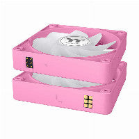 Thermaltake CT140 EX Reverse 140mm Pink ARGB Sync PWM 94.95 CFM 3-Pack