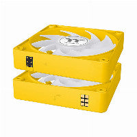 Thermaltake CT140 EX 140mm Yellow ARGB Sync PWM 90.3 CFM 3-Pack