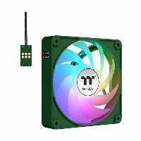 Thermaltake CT140 EX 140mm Green / Black ARGB Sync PWM 90.3 CFM 3-Pack