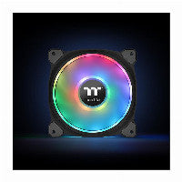 140mm Thermaltake Riing Duo 14 RGB Radiator Fan 3 Pack Dual Riing