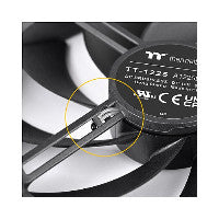 120mm Thermaltake TS120 EX RGB 3Pack Fan Balck