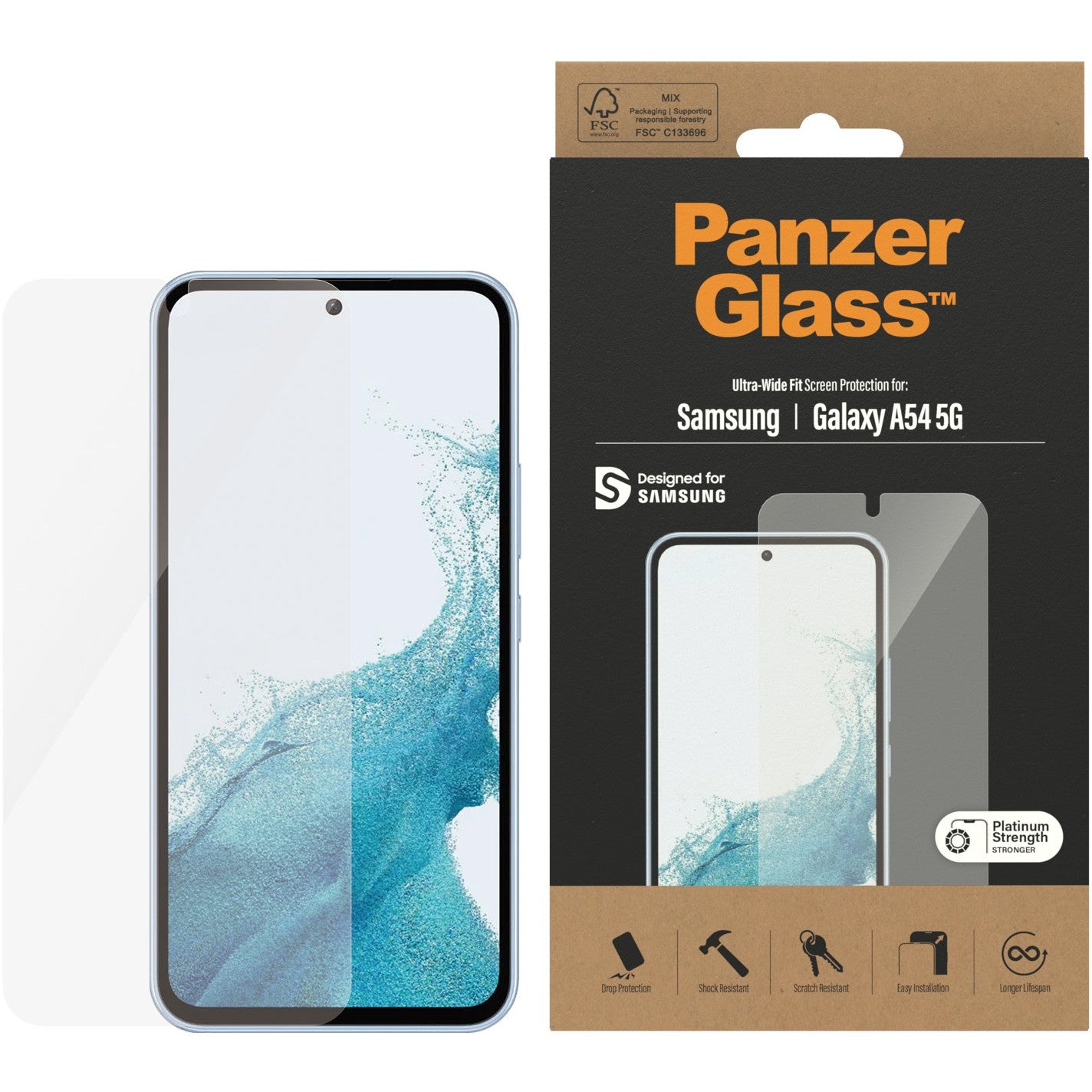 PanzerGlass Samsung Galaxy A54 5G. UWF