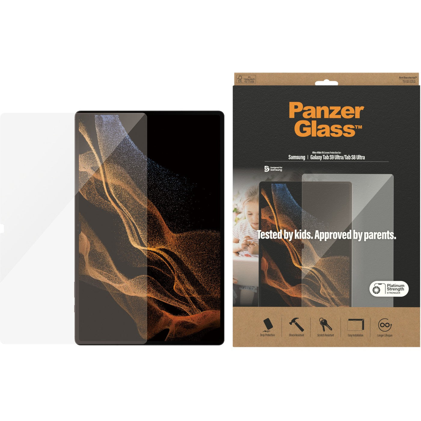 PanzerGlass Samsung Galaxy Tab S8 Ultra-Screen Protector Glass