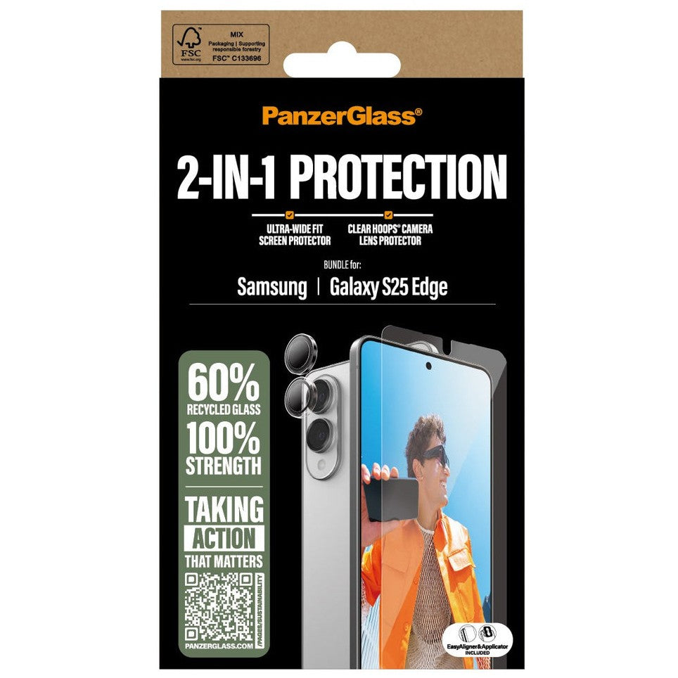 PanzerGlass 2-in-1 Set Samsung Galaxy S25 Edge