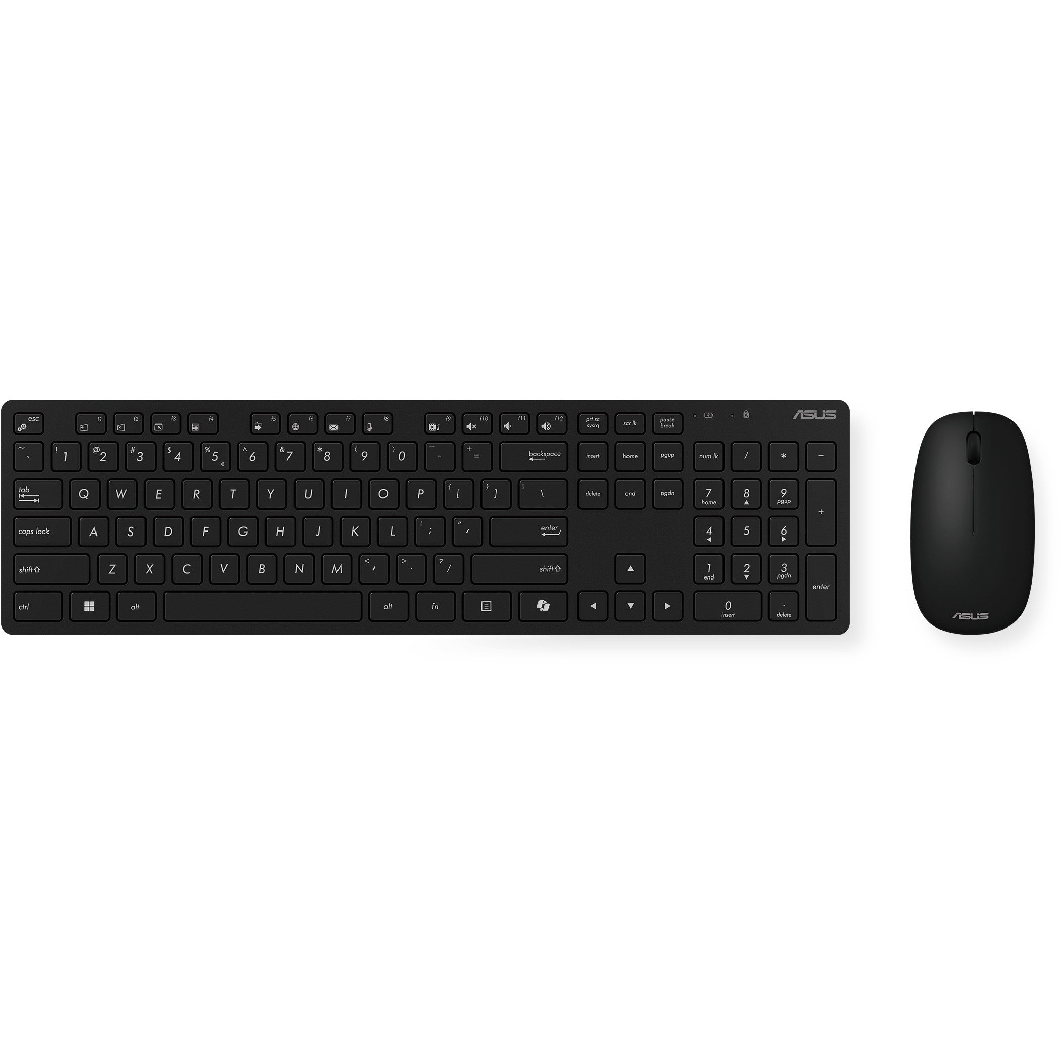 Asus W5000 kabelloses Tastatur-Maus-Set. dt. Layout. Schwarz