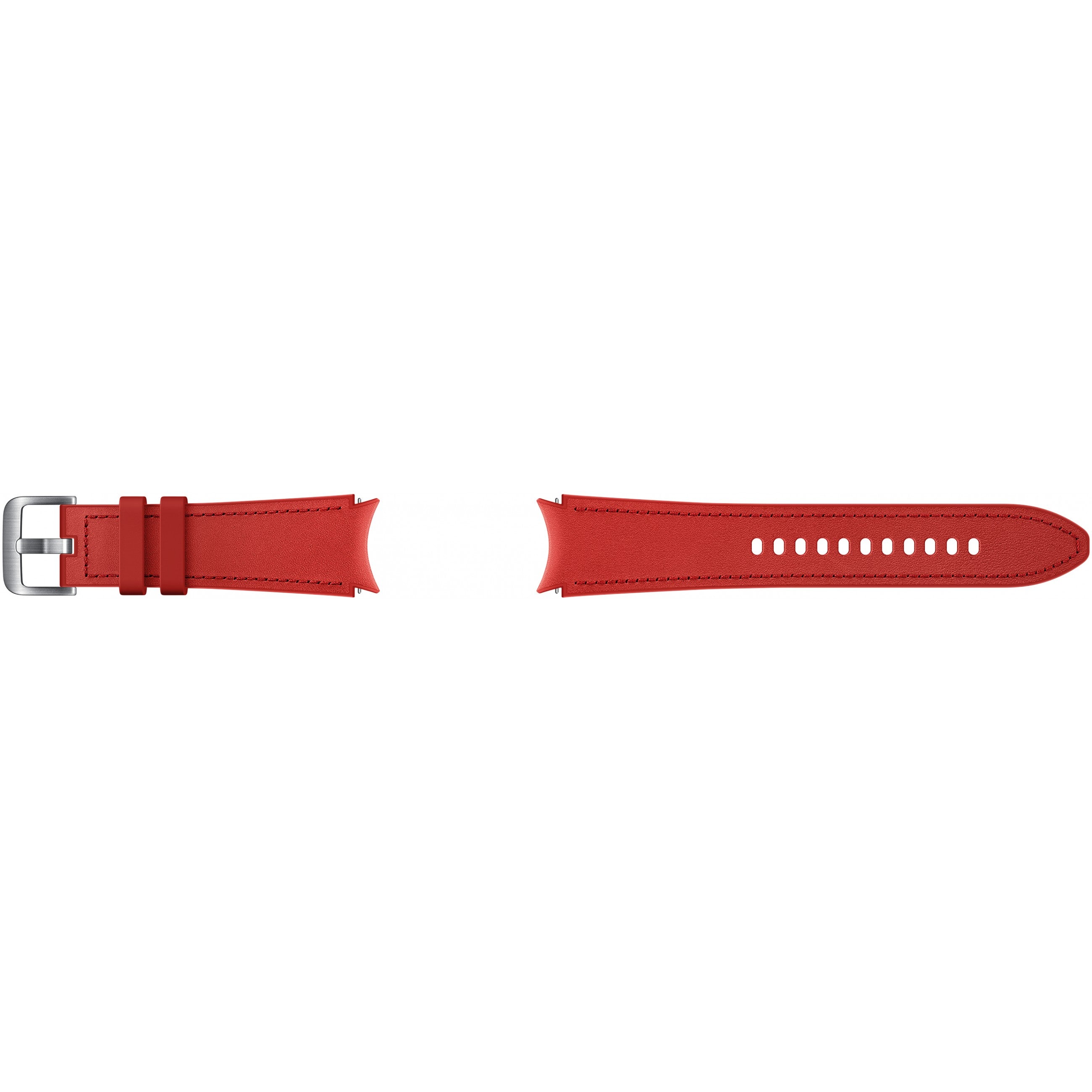 Samsung Hybrid Leather Band (20 mm. M/L). Red