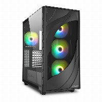 Sharkoon Rebel C80G RGB ATX 1xVerre Noir