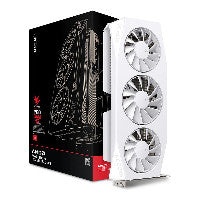 RX 9060 XT 16GB XFX Radeon Mercury OC Gaming GDDR6 3 Fan white