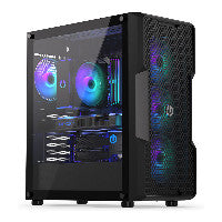 ENDORFY Regnum 400 ARGB ATX Mid Tower Black Tempered Glass Side Panel