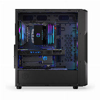 ENDORFY Regnum 400 ARGB ATX Mid Tower Black Tempered Glass Side Panel