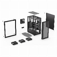 ENDORFY Ventum 200 Air ATX Mid Tower Black with Tempered Glass Side Panel and USB 3.2 Gen 1 Type-A