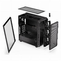 ENDORFY Arx 700 Air ATX Mid Tower Black with Tempered Glass Side Panel and USB 3.2 Gen 2 Type-C, USB 3.2 Gen 1 Type-A