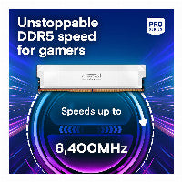 Crucial Pro 6000 Kit 64 Go 2x32 Go UDIMM CL40 avec overclocking
