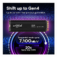 Crucial P310 w/Heatsink 4TB SSD M.2-2280 PCIe 4.0 x4 NVMe