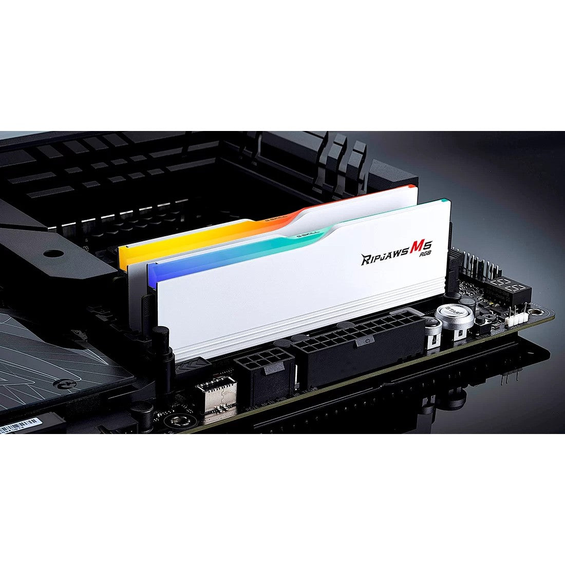 64 GB G.Skill DIMM DDR5-6000 (2x 32 GB) Dual-Kit (wei. F5-6000J3238G32GX2-RM5RW. Ripjaws M5 RGB. INTEL XMP)