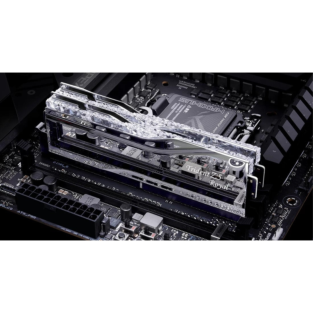 32 GB G.Skill DIMM DDR5-7600 (2x 16 GB) Dual-Kit (silber. F5-7600J3646G16GX2-TR5S. Trident Z5 Royal. INTEL XMP)