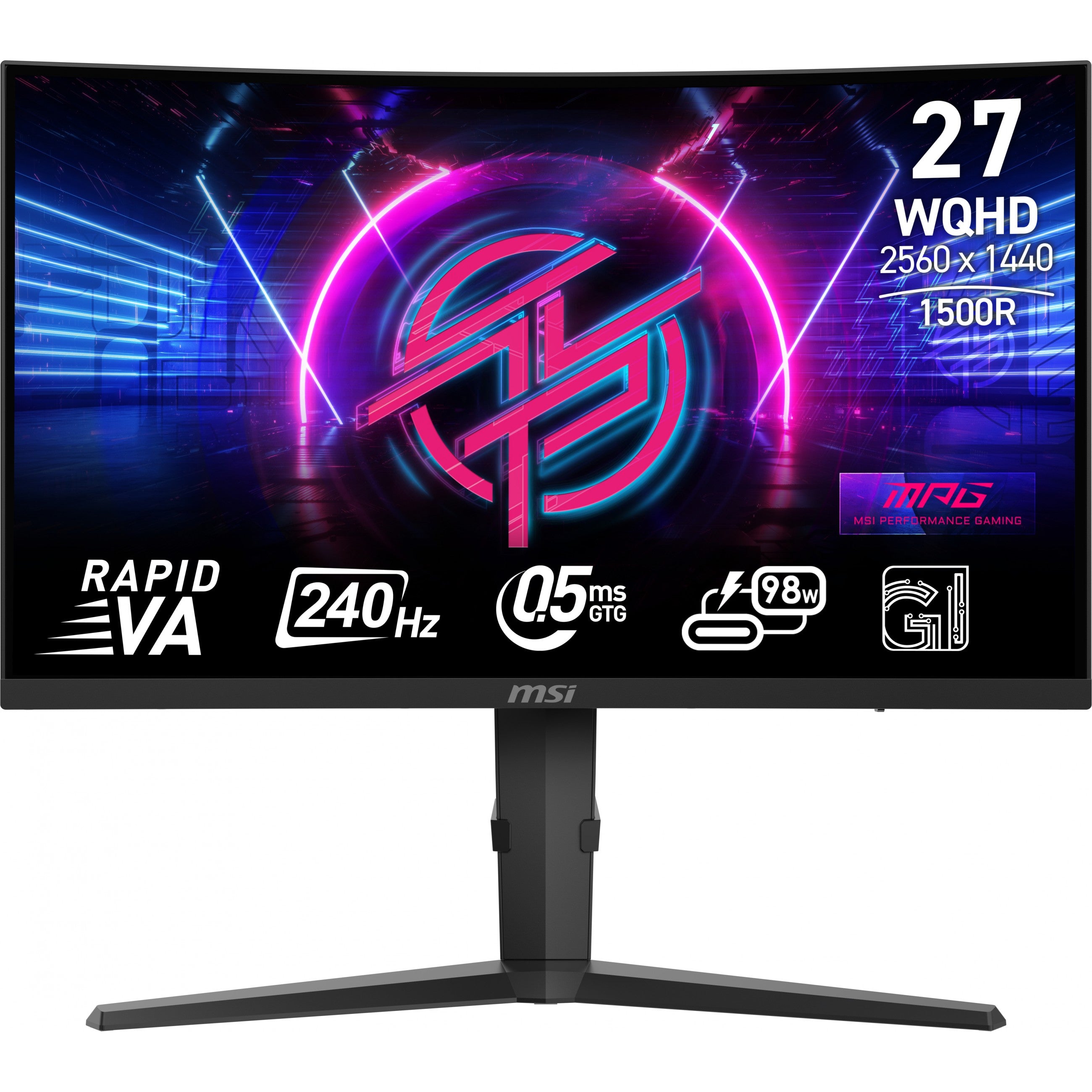 27"(68.6cm)TFT MSI MPG 275CQRXFDE GAMING 9S6-3CD04H-036