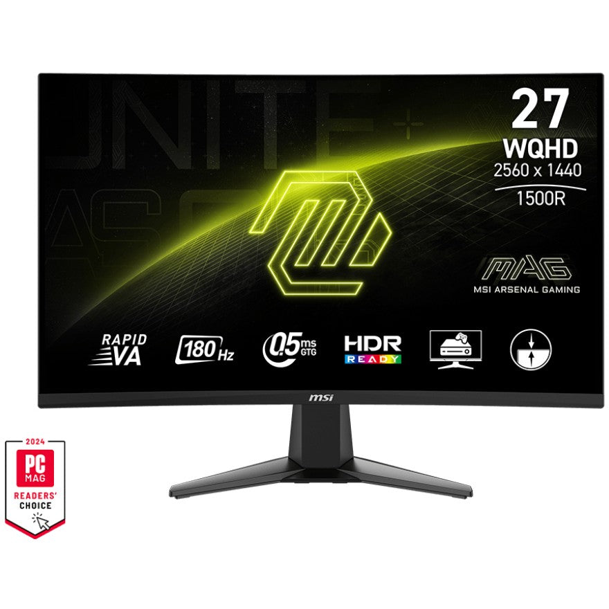 27"(68.6cm)TFT MSI MAG 27CQ6FDE QHD 180Hz 9S6-3CD91M-023 retail