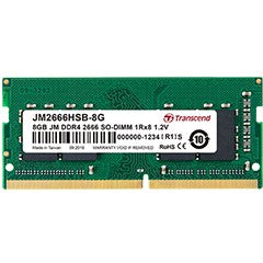 8GB SO PC 2666 CL19 Transcend JetRam. JM2666HSB-8G
